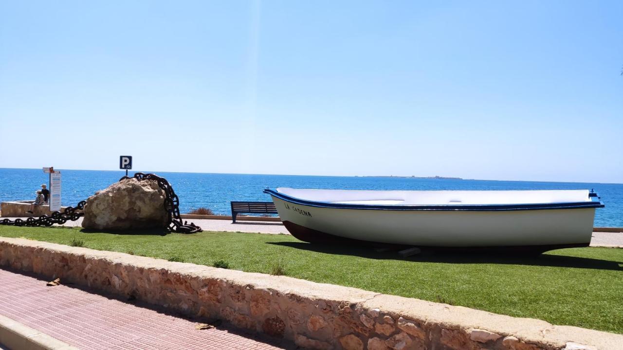Beautiful Flat With Sea View And Sound Of The Surf Apartman Santa Pola Kültér fotó