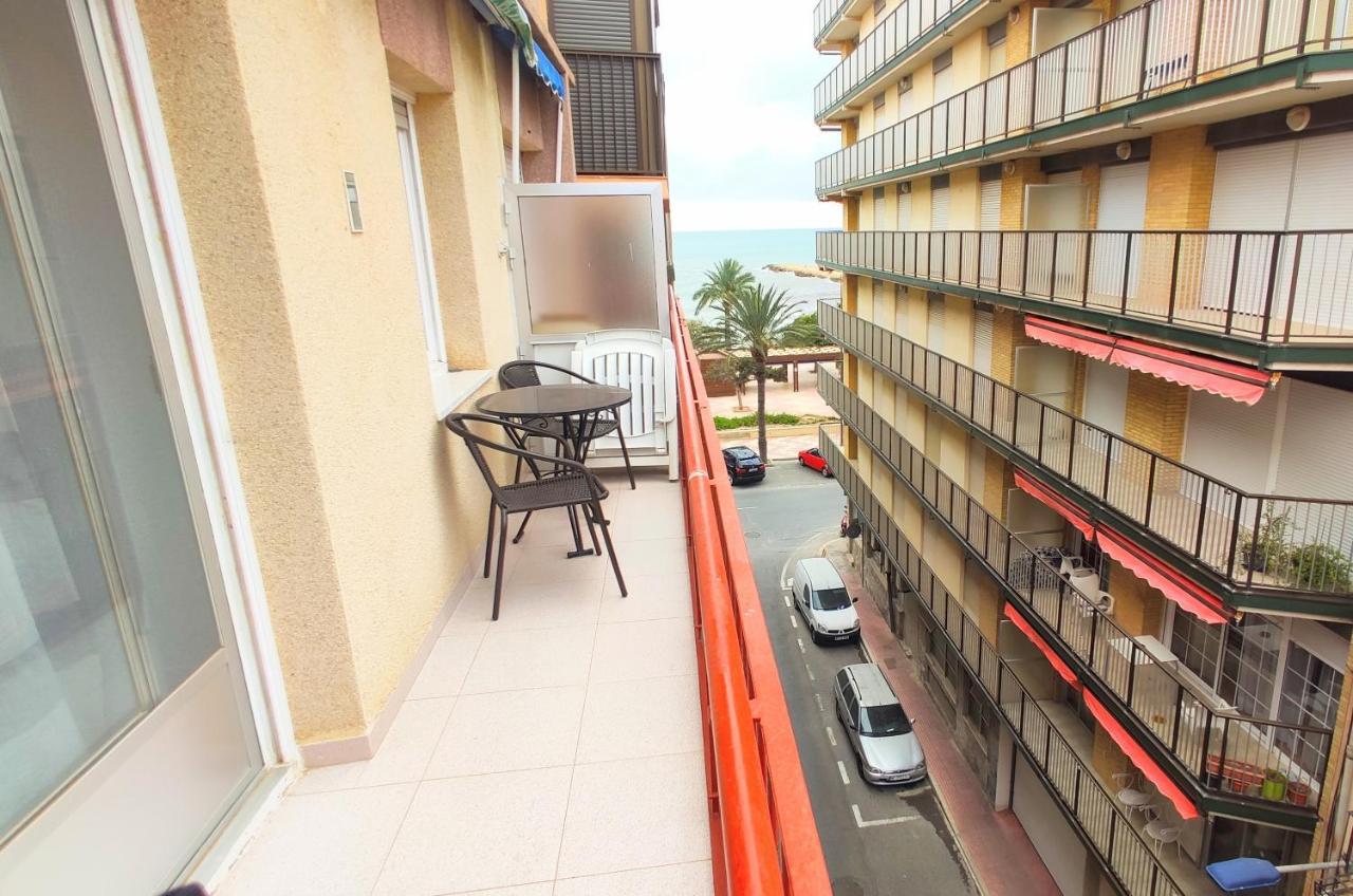 Beautiful Flat With Sea View And Sound Of The Surf Apartman Santa Pola Kültér fotó